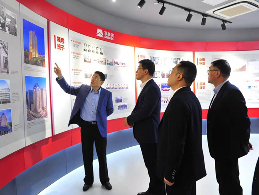 江阴市副市長(cháng)陈涵杰一行到访苏美达公司